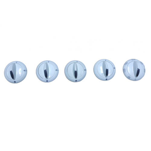 Arçelik Beko Fırın Ocak Yaylı Düğme Seti ( Dar Göbek )  5 Adet